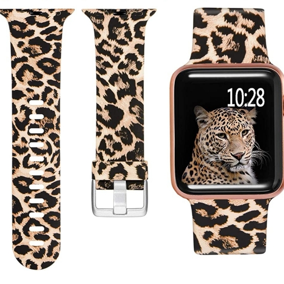 None Accessories - New Animal Print Apple Watch Band Replacement